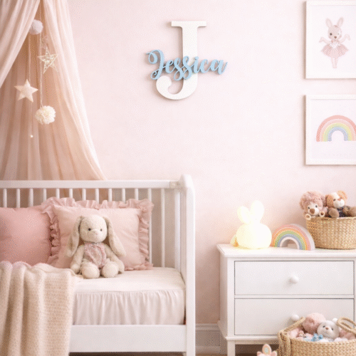 lapsele nimetaht tuppa seinale